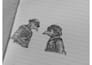 handraw and sketching cartooned character, object